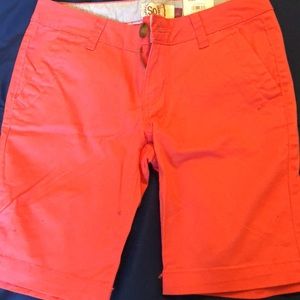 Coral Knee Shorts